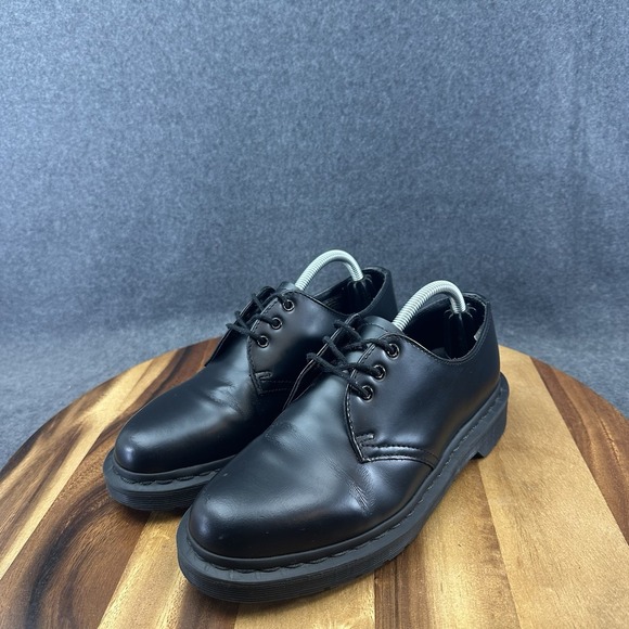 DOC DR. MARTENS 1461 Mono Smooth Black Leather Oxford Shoes Mens 5 Womens 6 - Picture 6 of 12